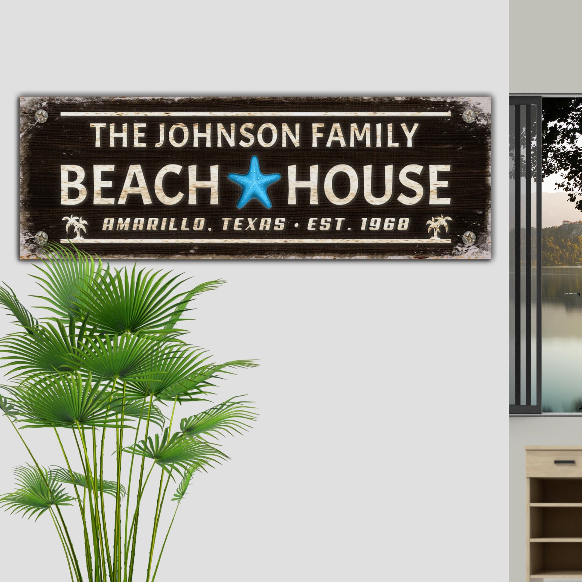 Family Beach House Sign III