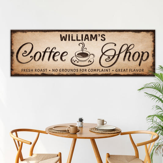 Coffee Shop Sign III