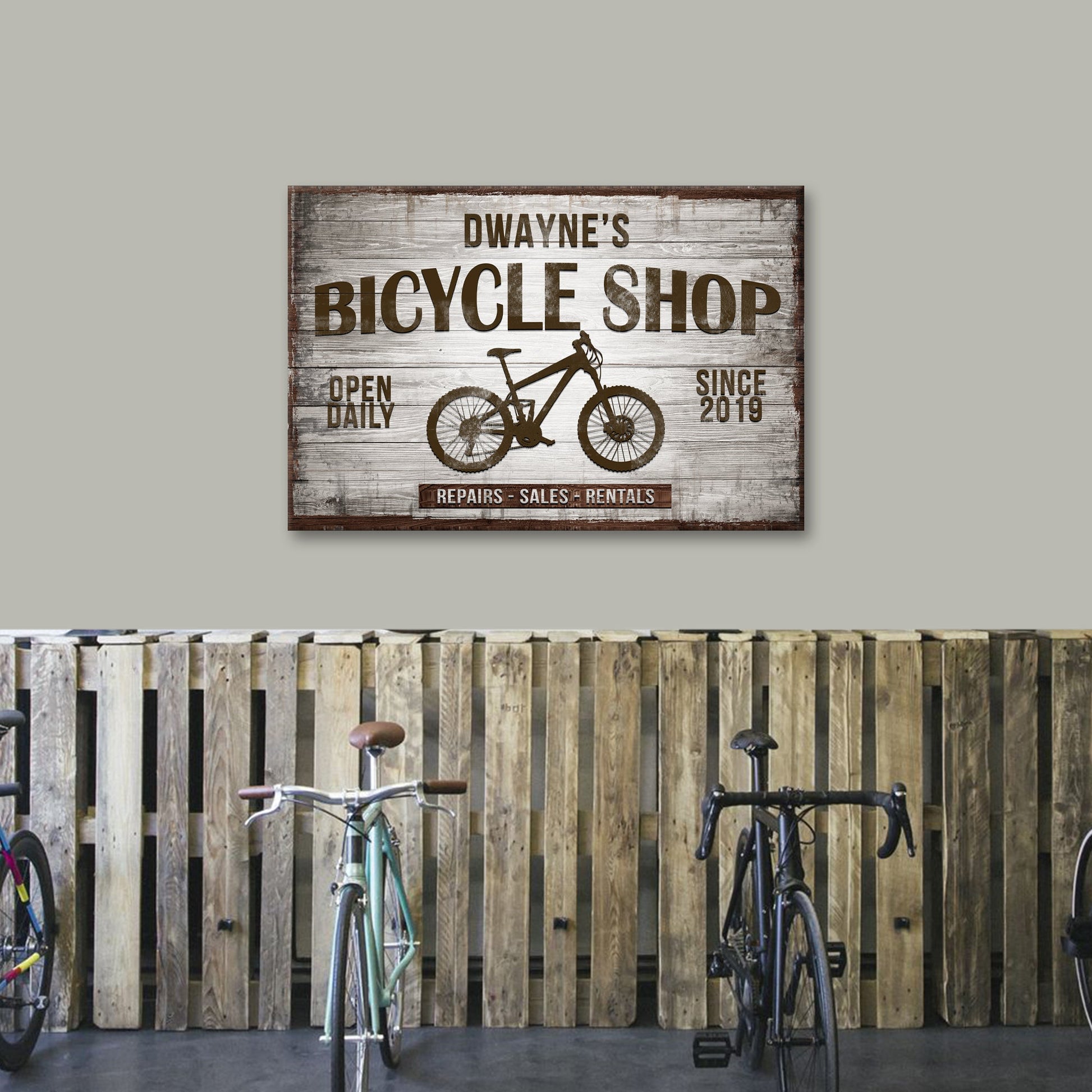 Bike Shop Sign III