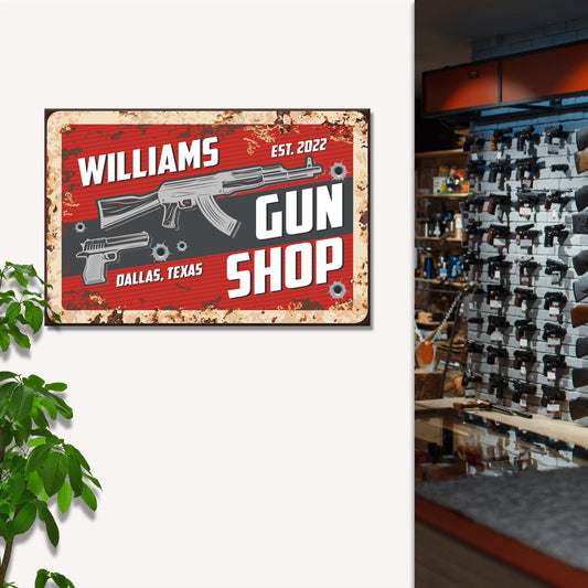 Gun Shop Sign II