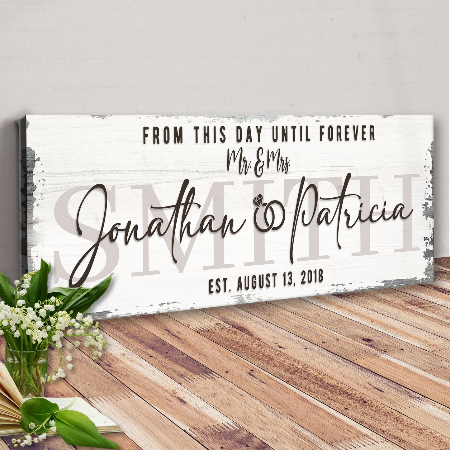 Custom Wedding Sign II