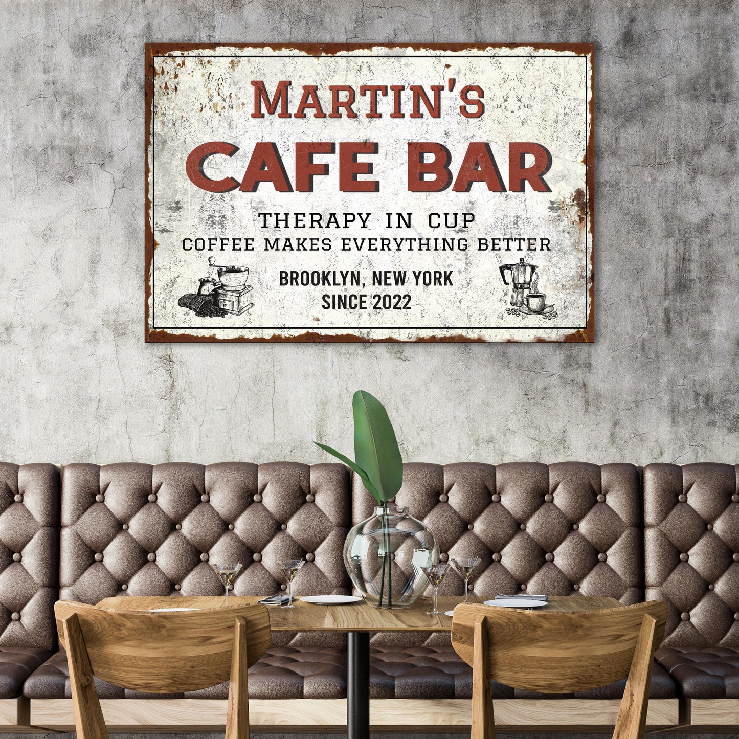 Cafe Bar Sign