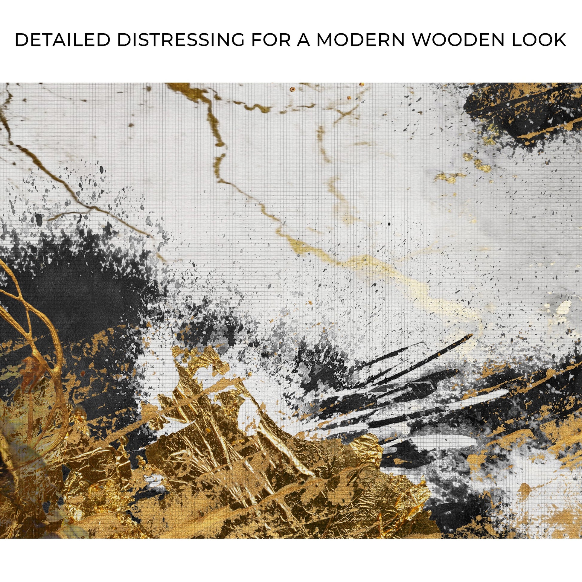 Sky Gold Abstract Painting Canvas Wall Art