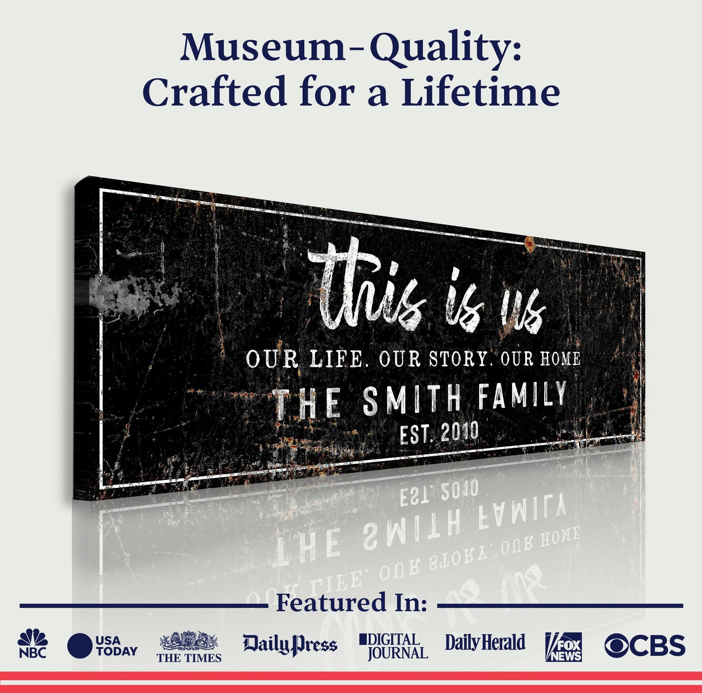 This Is Us Rustic Sign II