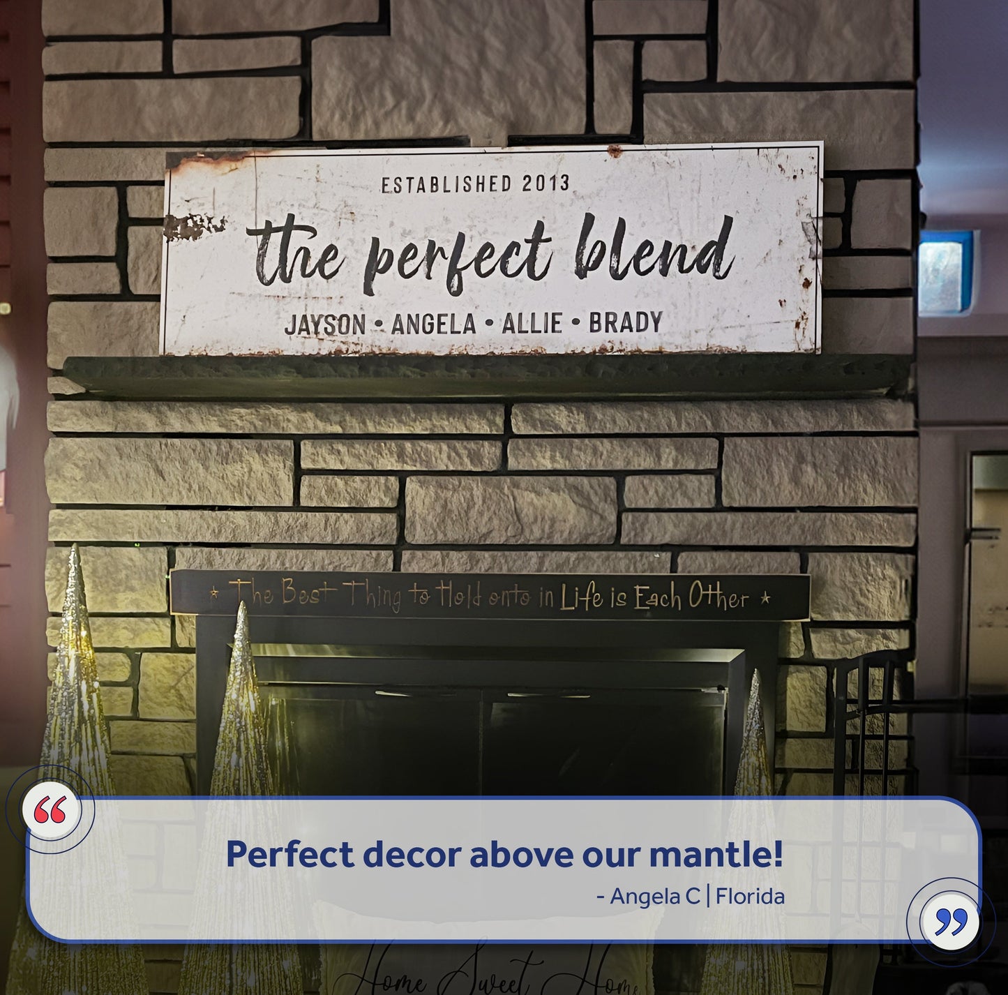 The Perfect Blend Sign