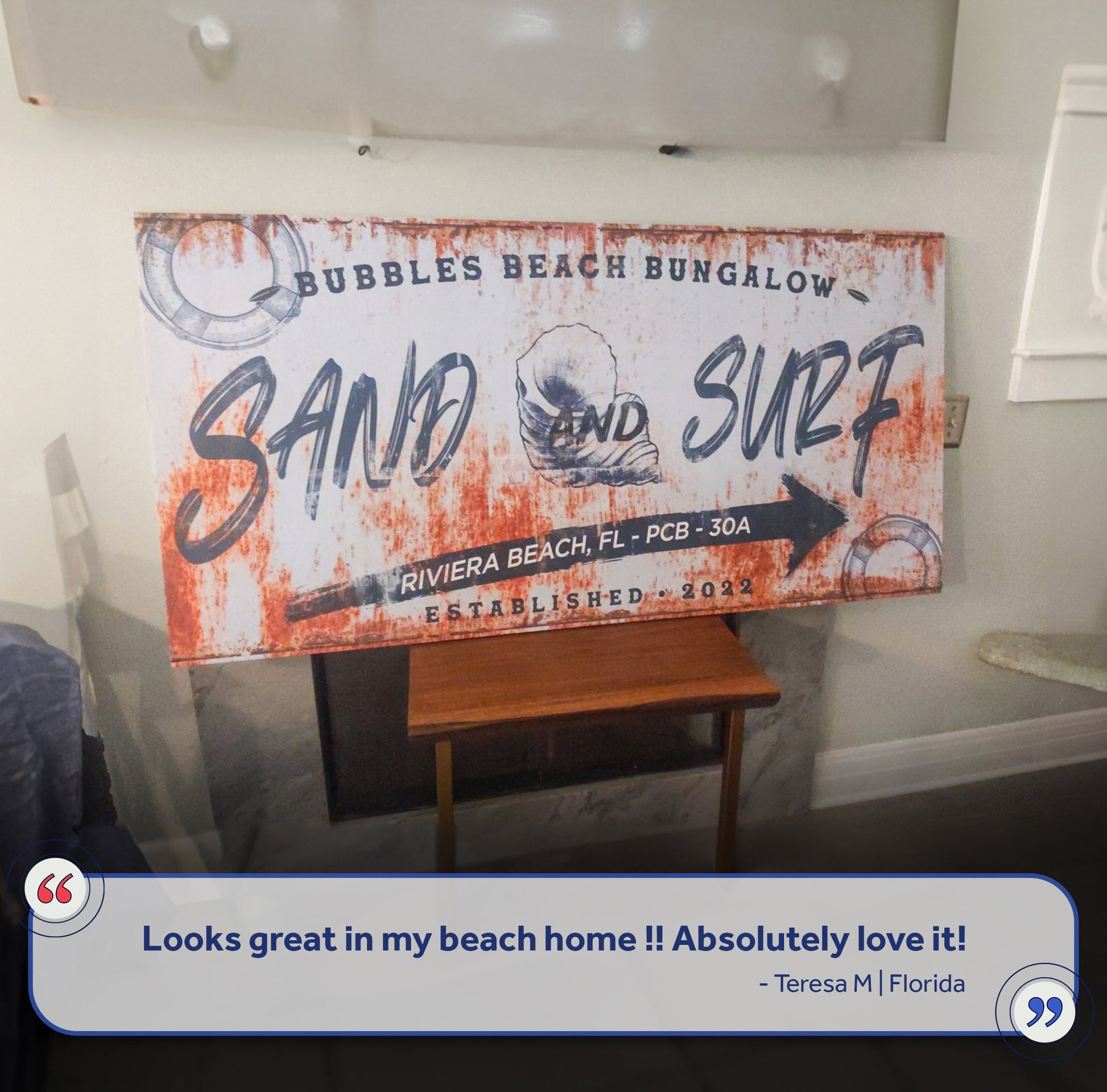 Sand And Surf Sign V