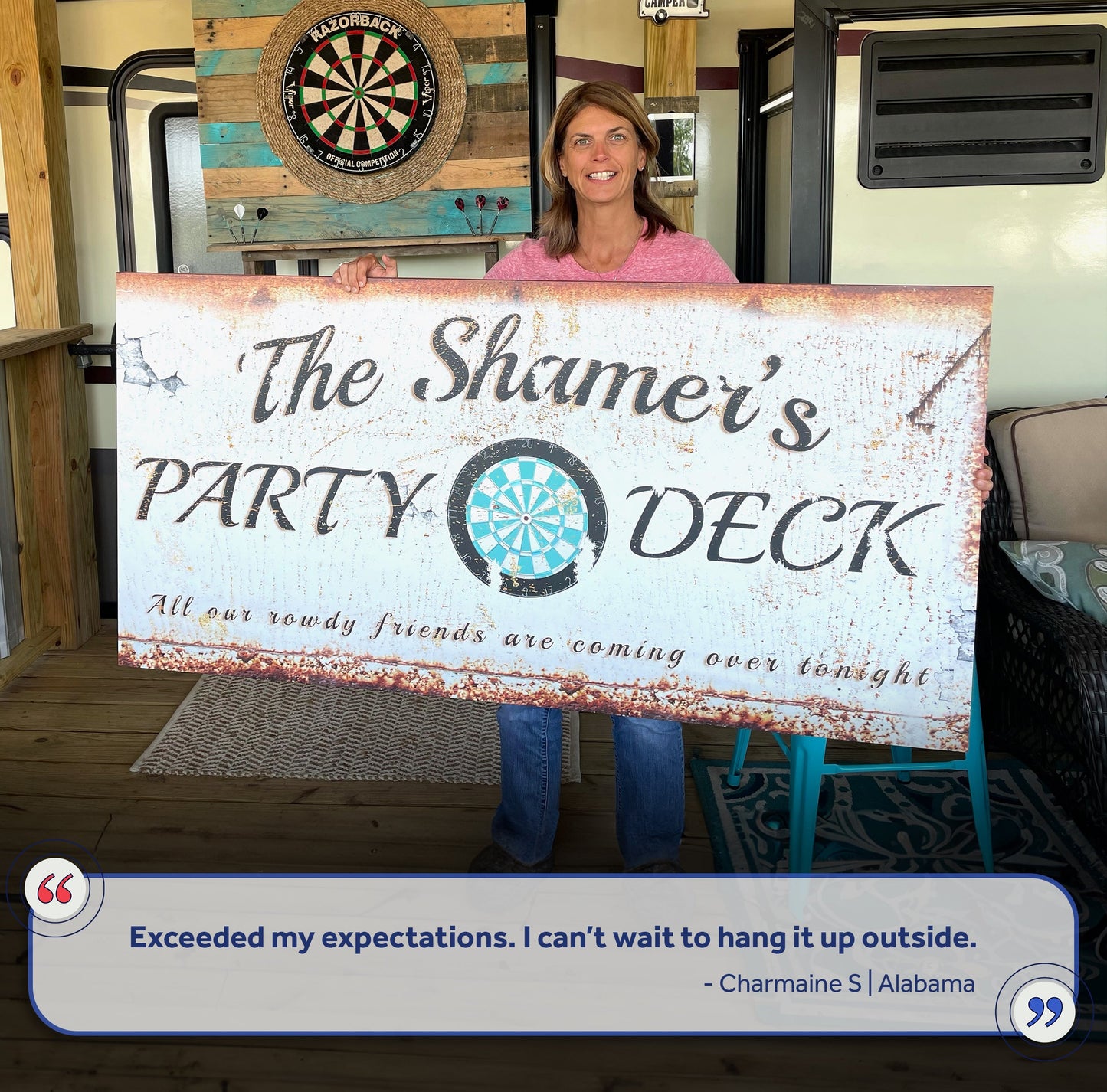 Backyard Bar & Grill Sign IV