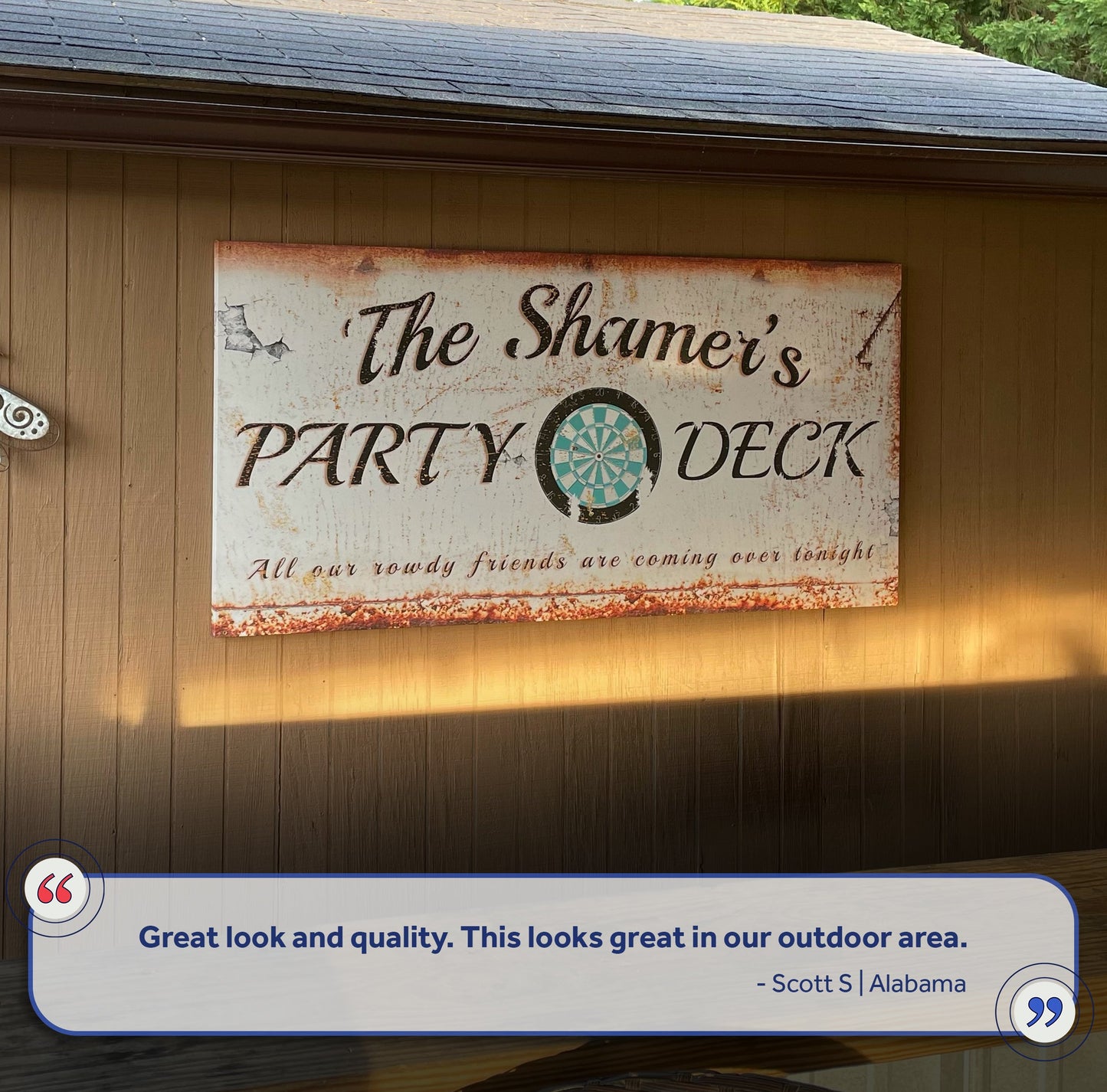 Backyard Bar & Grill Sign IV