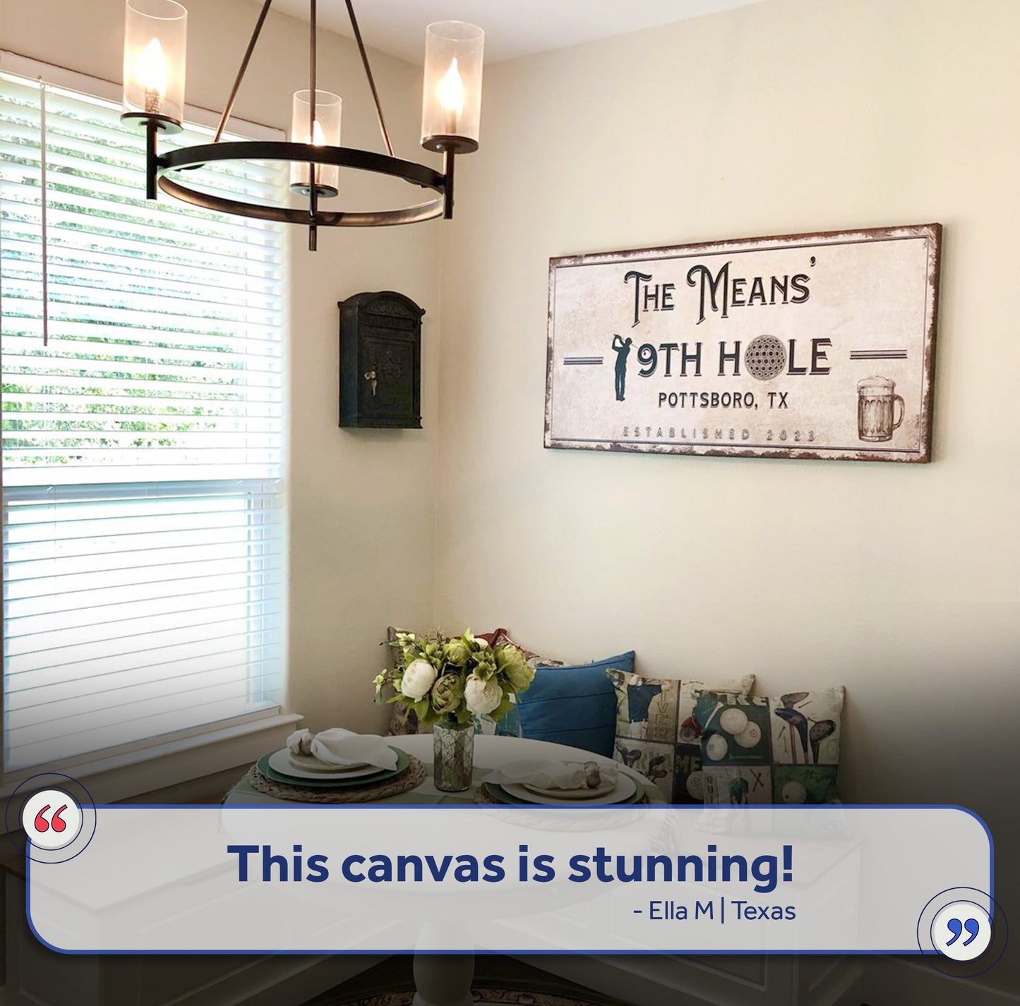 19th Hole Golf Personalized Sign