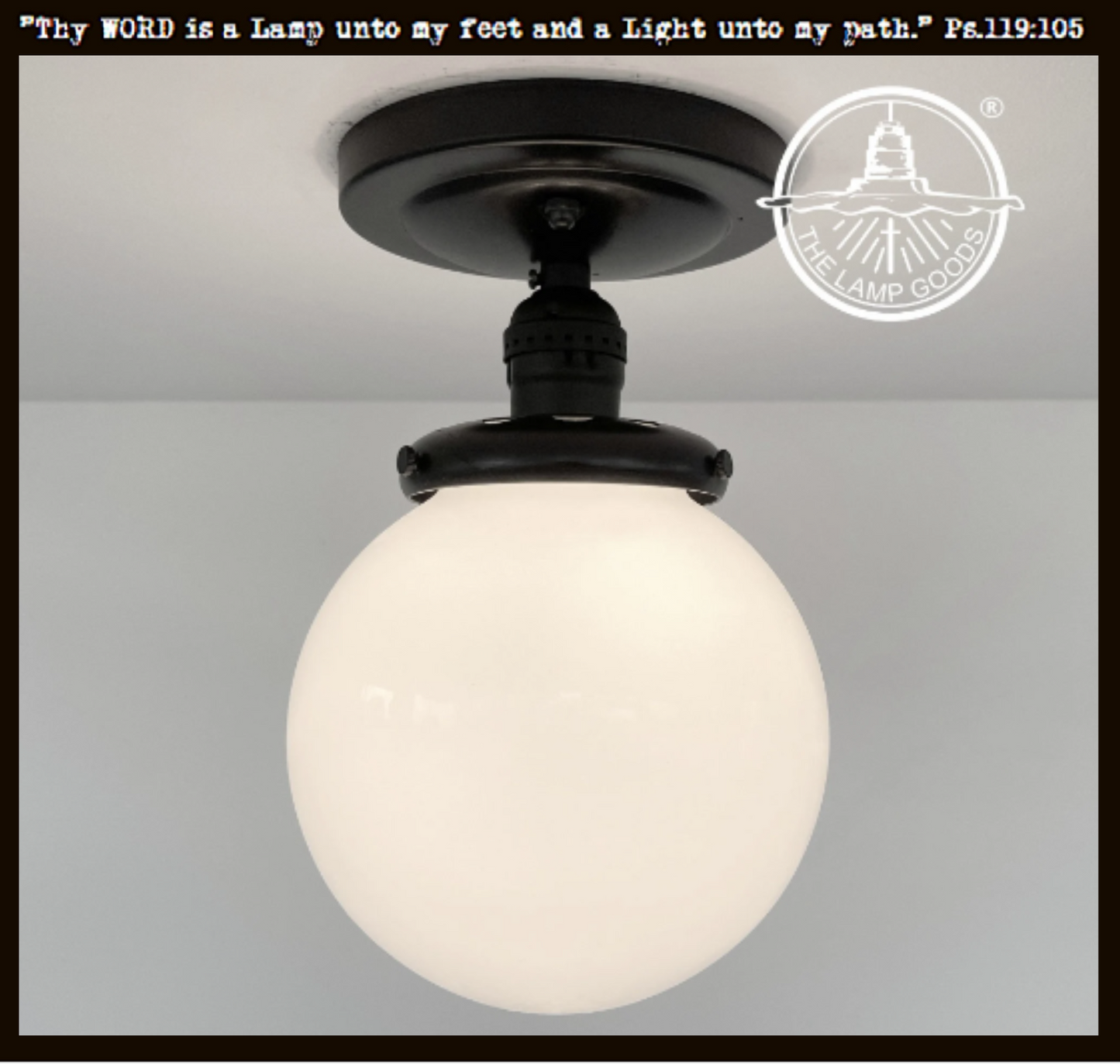 Globe CEILING LIGHT of Schoolhouse Details