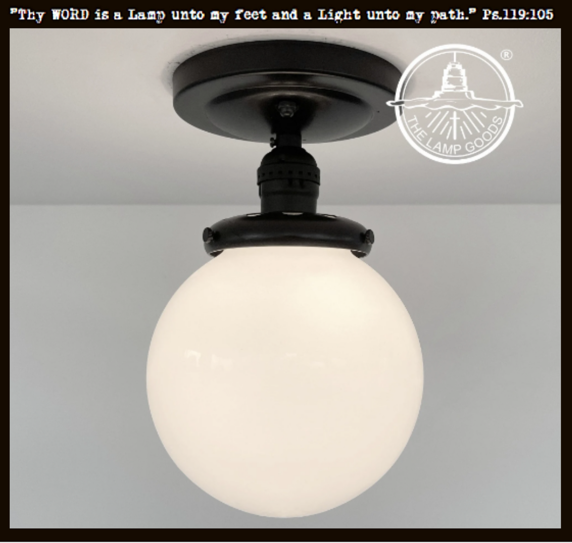 Globe CEILING LIGHT of Schoolhouse Details