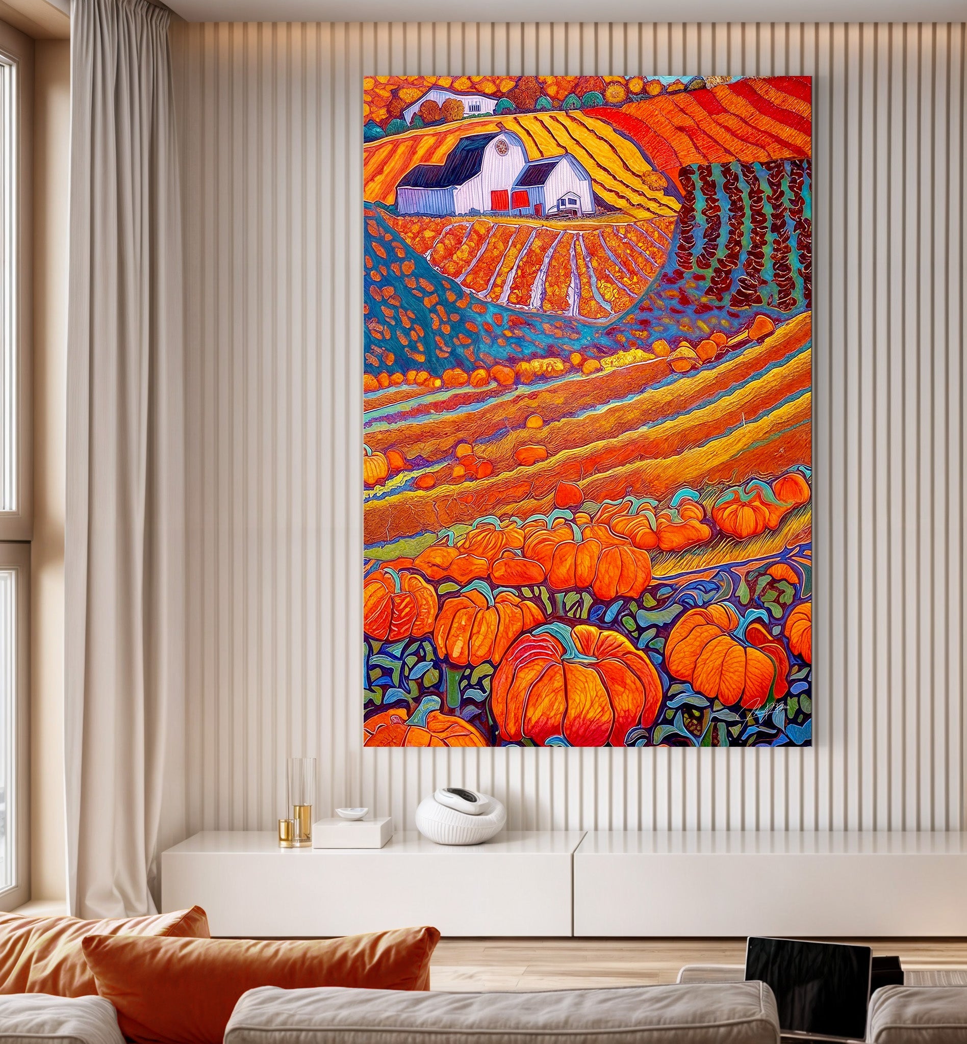 Canvas Print: "Harvest Hues"