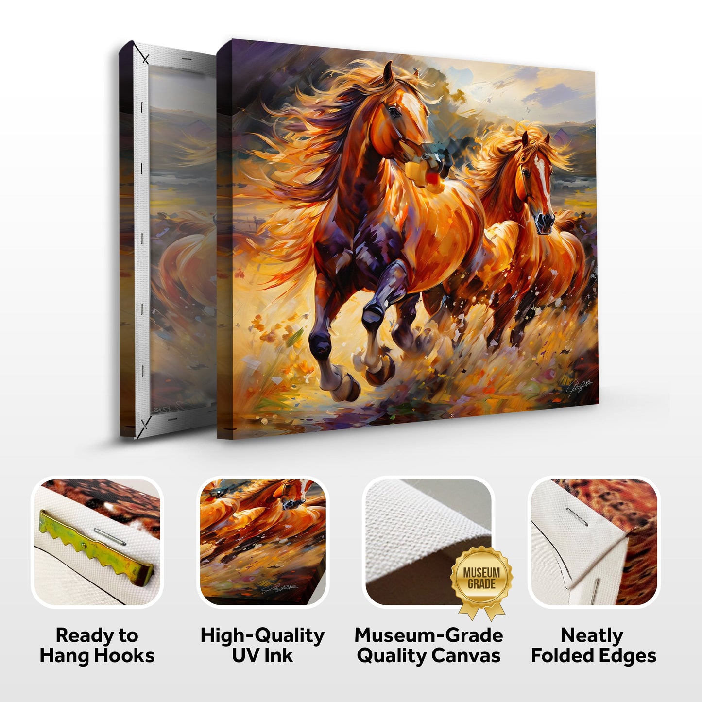 Canvas Print: "Majestic Gallop"