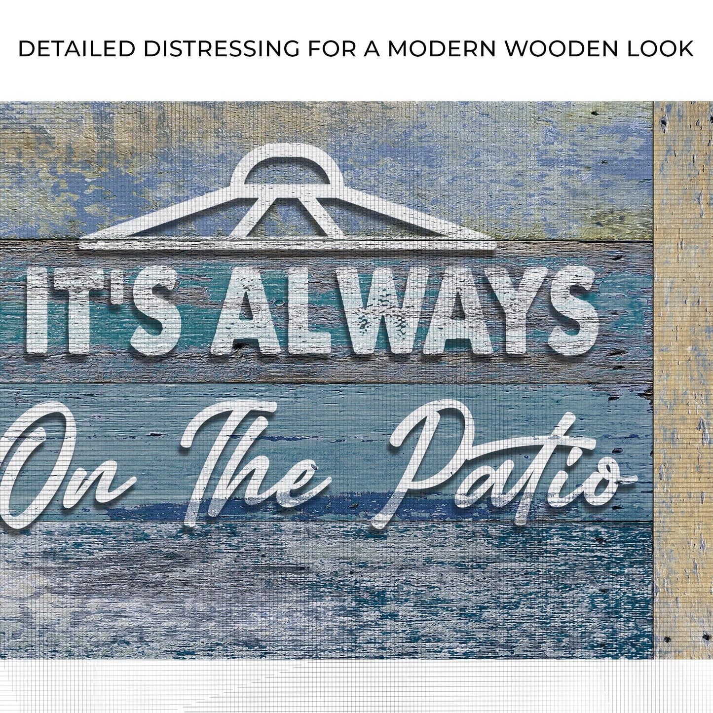 It's Always 5 O'Clock On The Patio Sign II