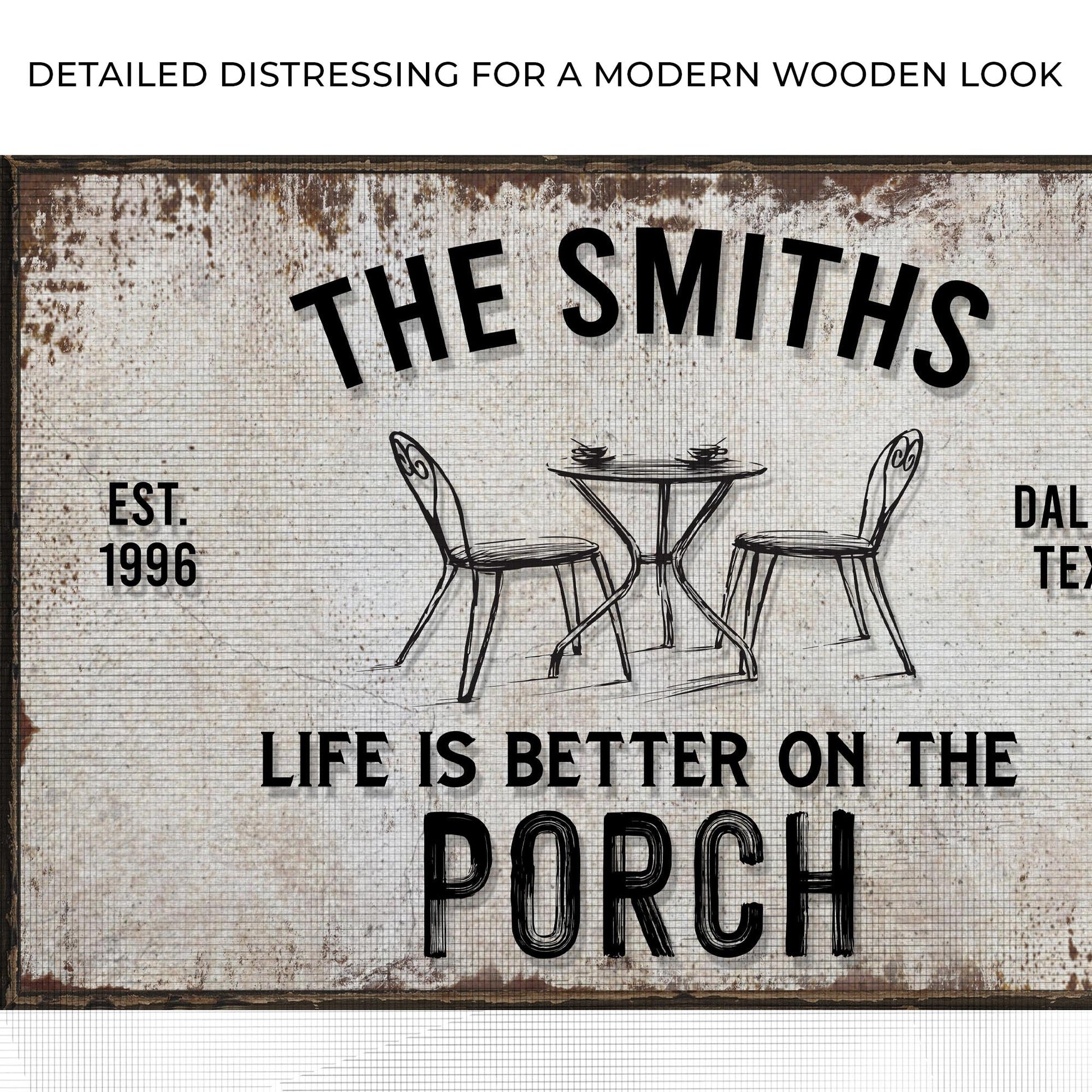 Life Is Better On The Porch Sign