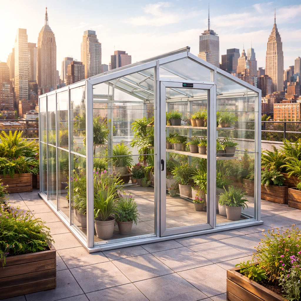 Raw Milled Metal Greenhouse 
