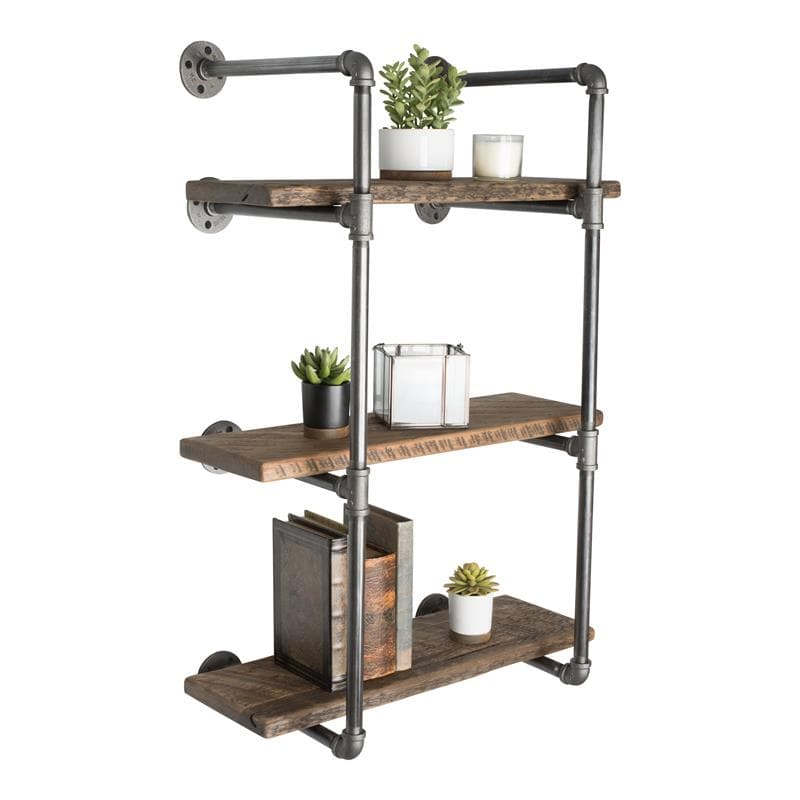 3 -Tier Wall Mounted Shelf By PIPE DECOR