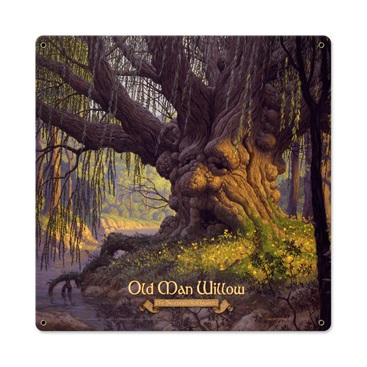 Old Man Willow, Fantasy, Metal Sign, 18 X 18 Inches