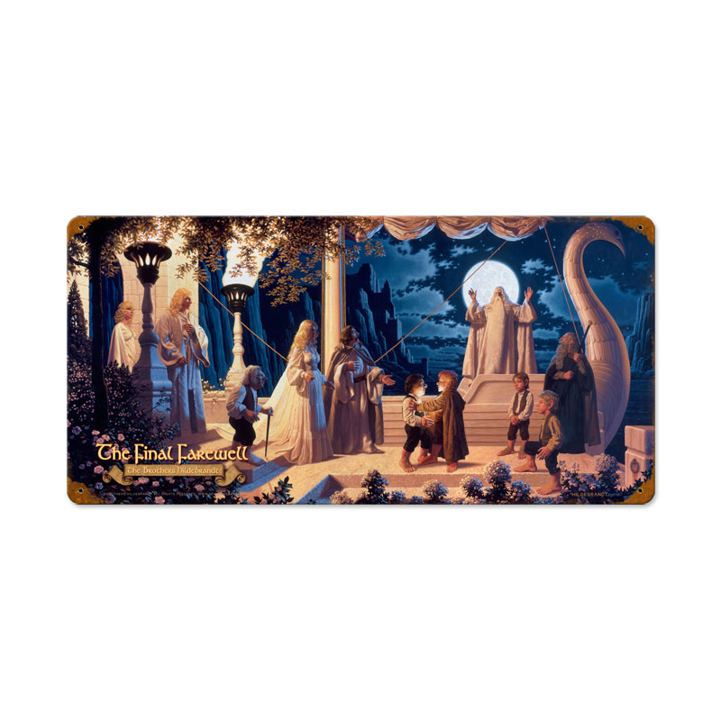 The Final Farewell, Fantasy, Vintage Metal Sign, 24 X 12 Inches