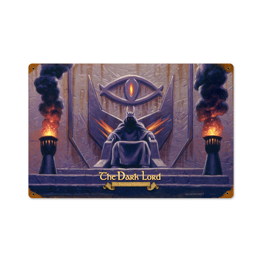 The Dark Lord, Fantasy, Vintage Metal Sign, 18 X 12 Inches