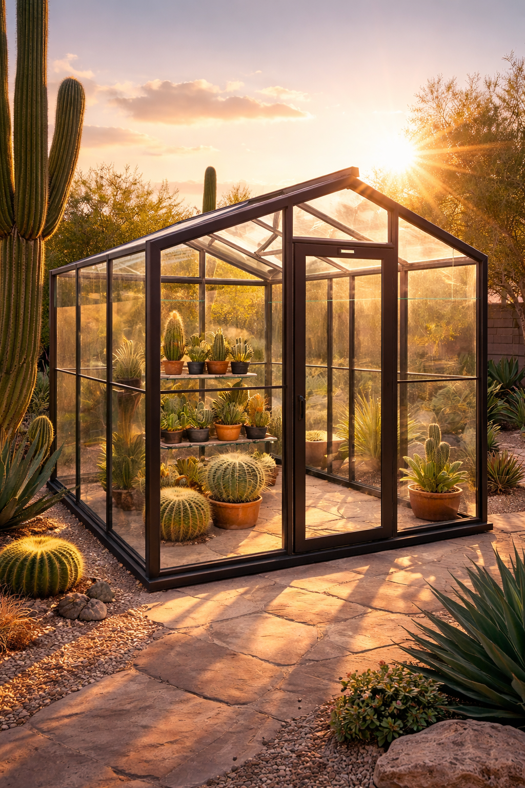 Black Glass Greenhouse