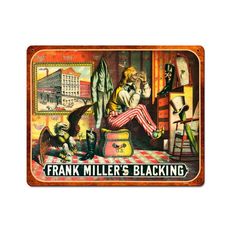 Frank Miller Blackening, Nostalgic, Vintage Metal Sign, 15 X 12 Inches