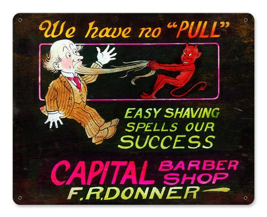 WE HAVE NO PULL, Nostalgic, Vintage Metal Sign, 15 X 12 Inches