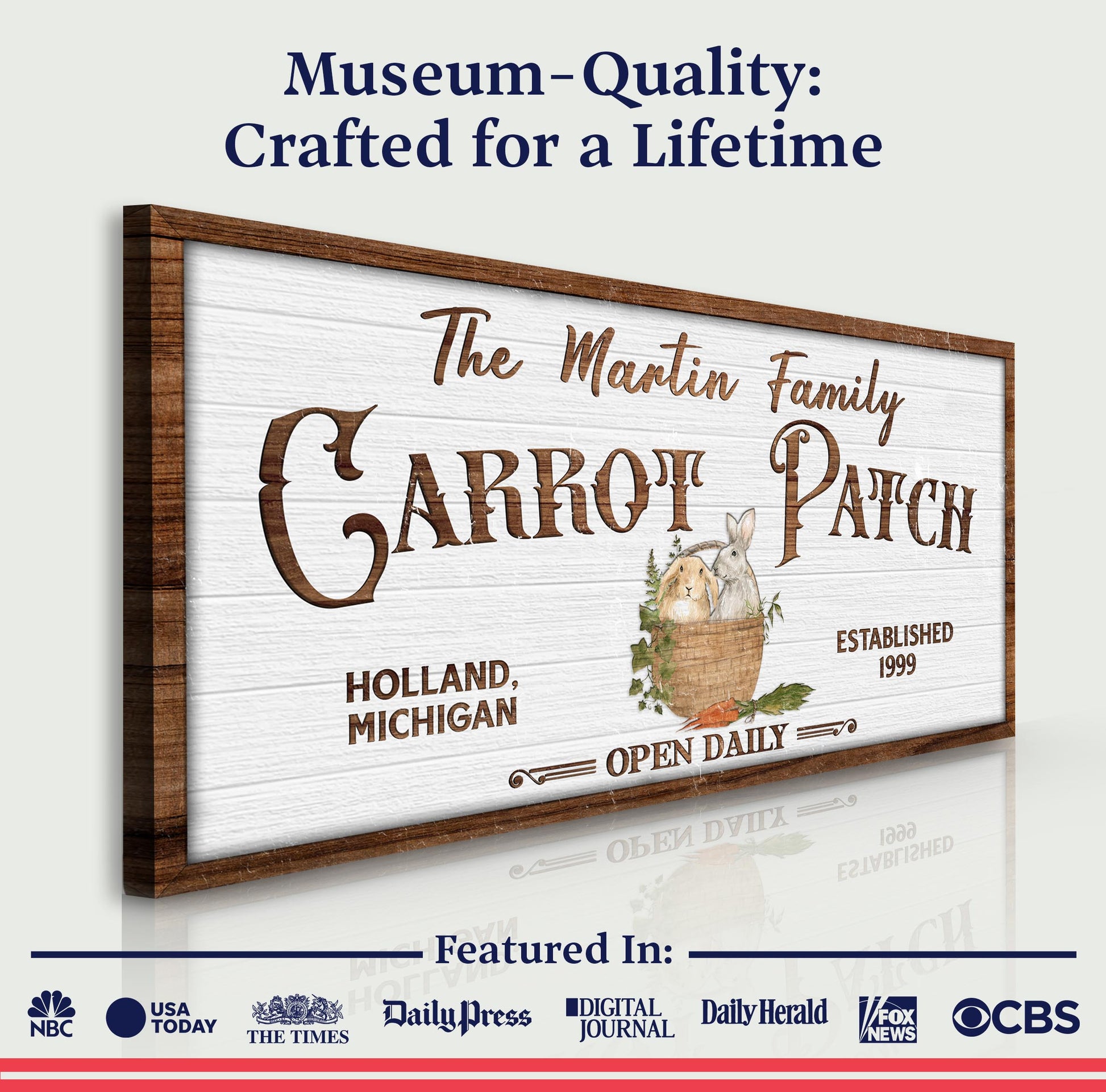 Carrot Patch Easter Sign III