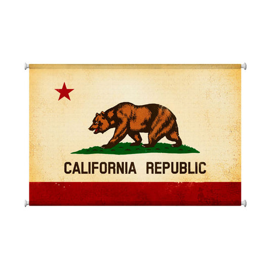 California Flag, Home and Garden, Canvas Print, 38 X 25 Inches