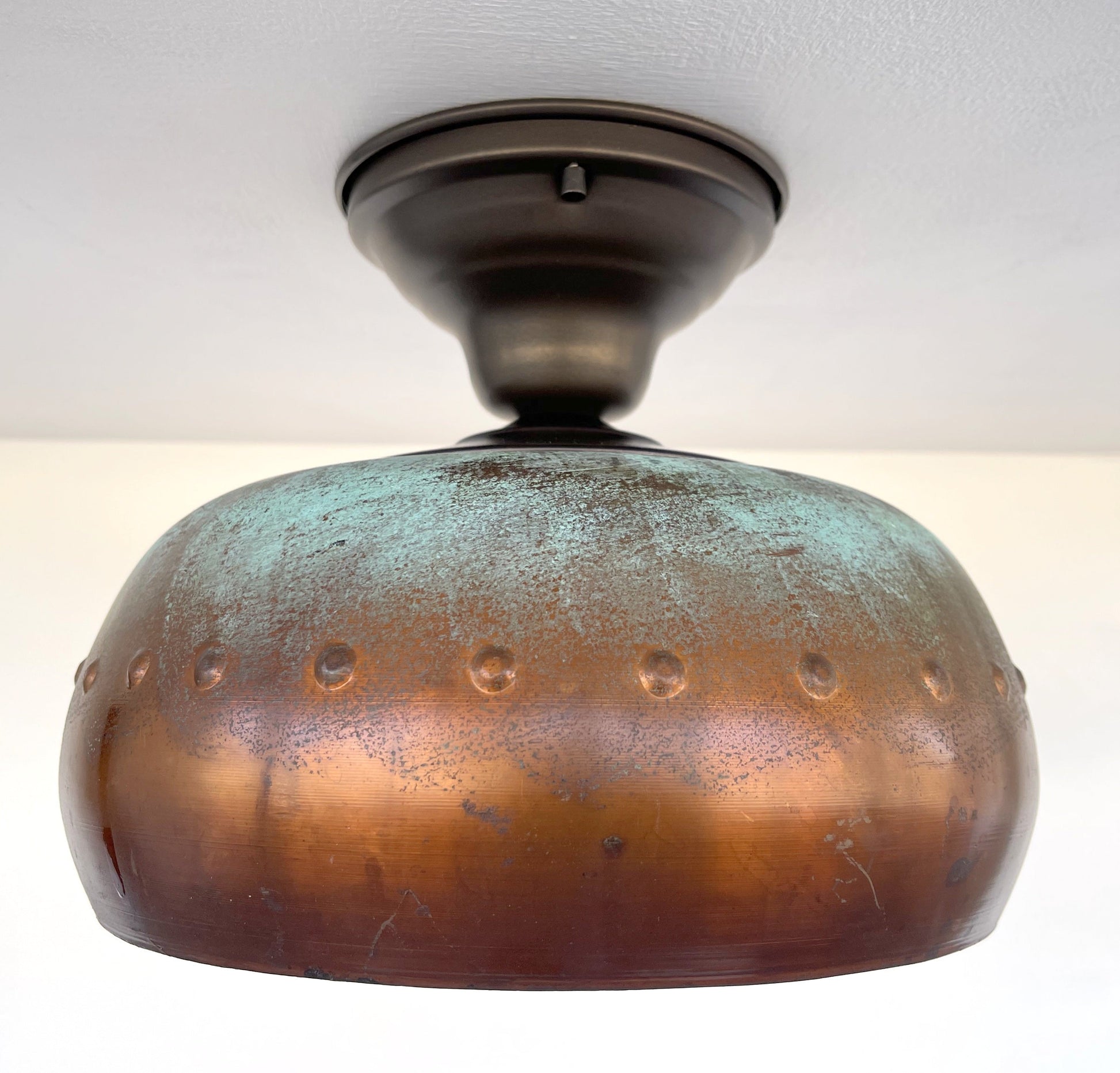 Copper Farmhouse Ceiling Light