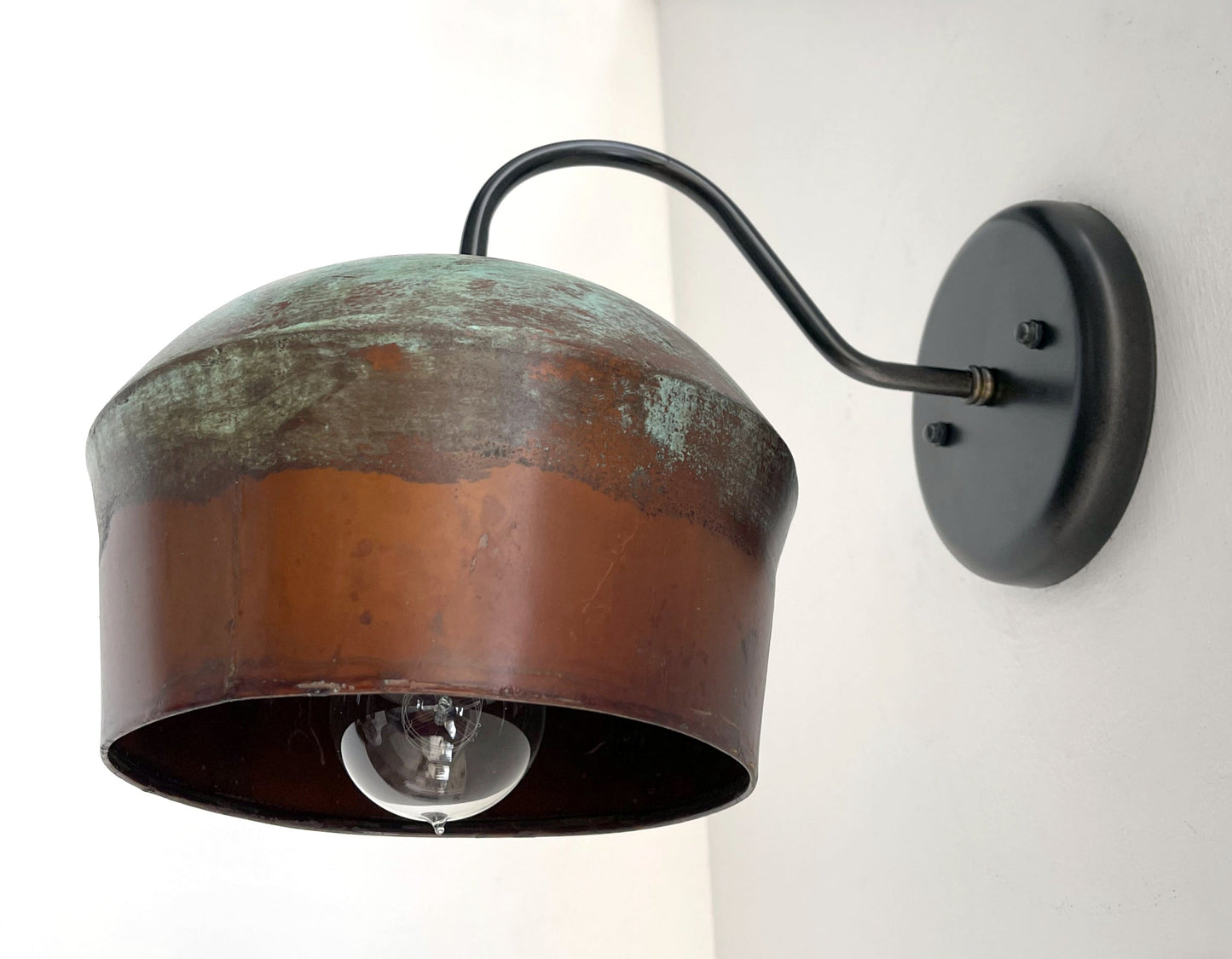 COPPER Handcrafted Rustic Farmhouse Wall Sconce Light