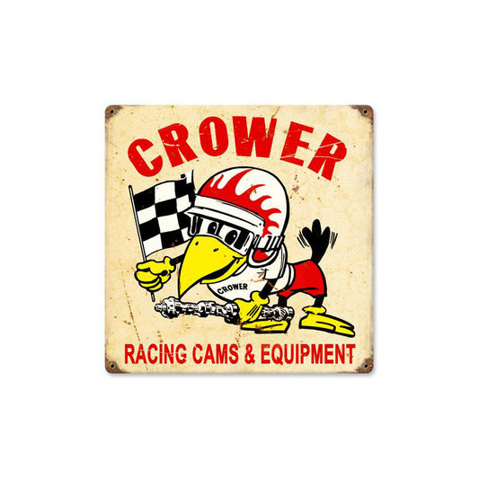 Racing Cams, Automotive, Vintage Metal Sign, 12 X 12 Inches