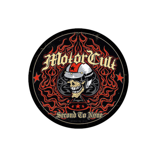 Second to None, Automotive, Round Metal Sign, 14 X 14 Inches