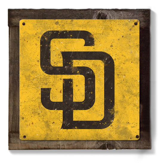 San Diego Padres Wall Art, Metal Sign