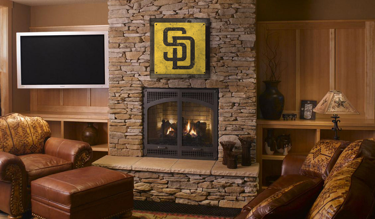 San Diego Padres Wall Art, Metal Sign