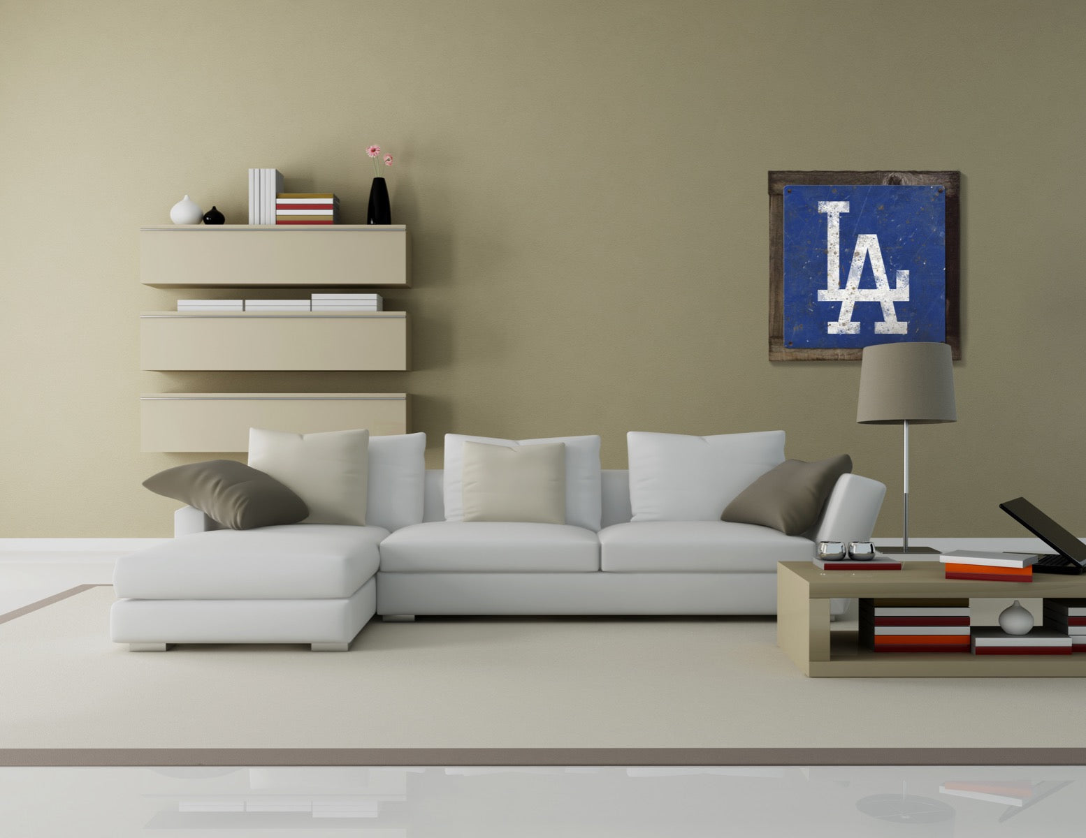 Los Angeles Dodgers Wall Art, Metal Sign
