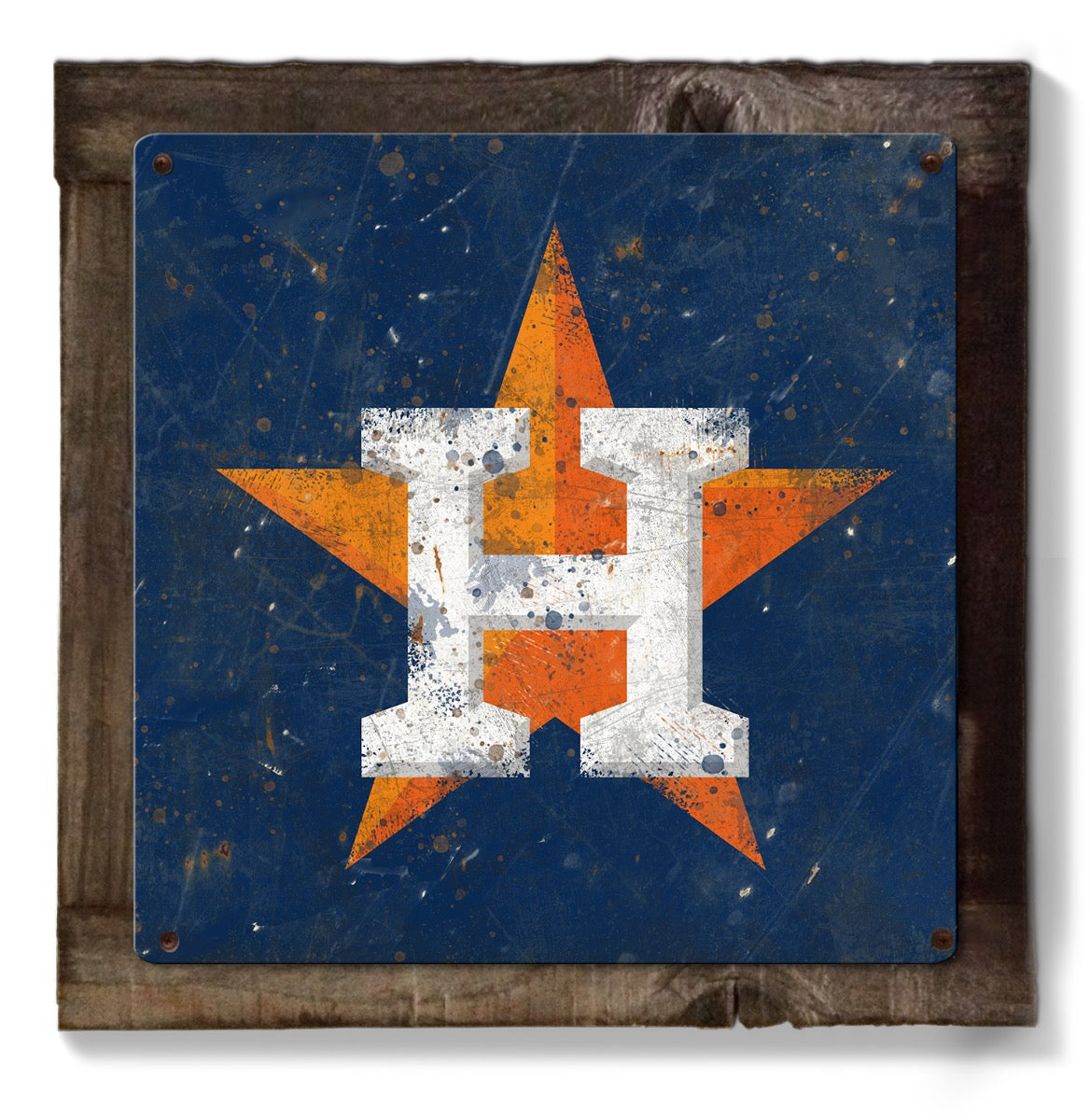 Huston Astros Wall Art, Metal Sign