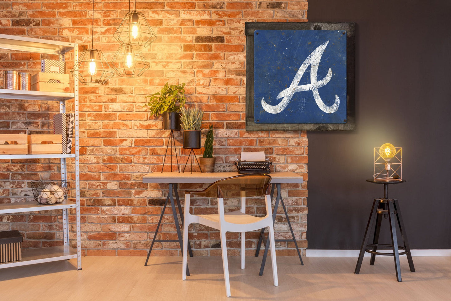 Atlanta Braves Wall Art, Metal Sign