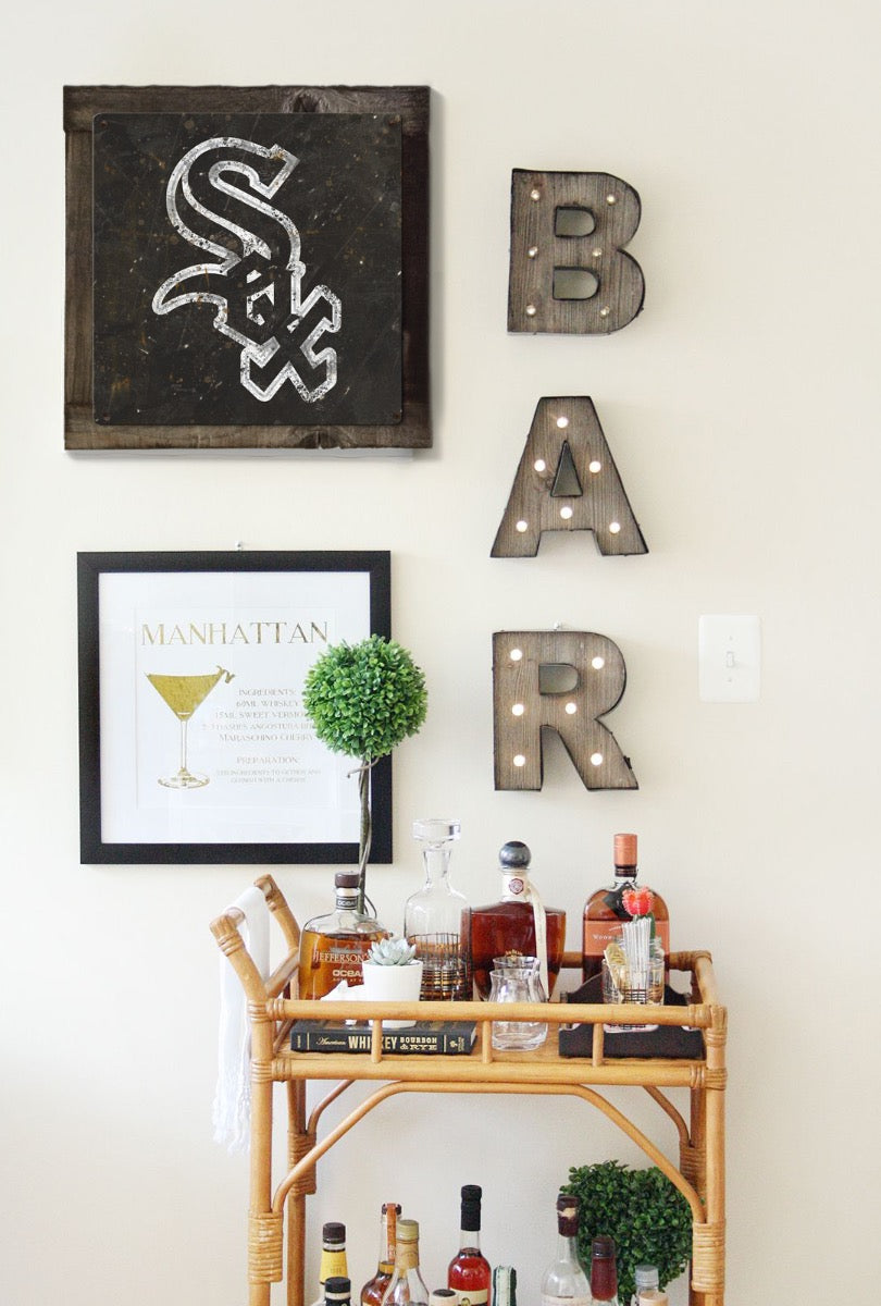 Chicago White Sox Wall Art, Metal Sign