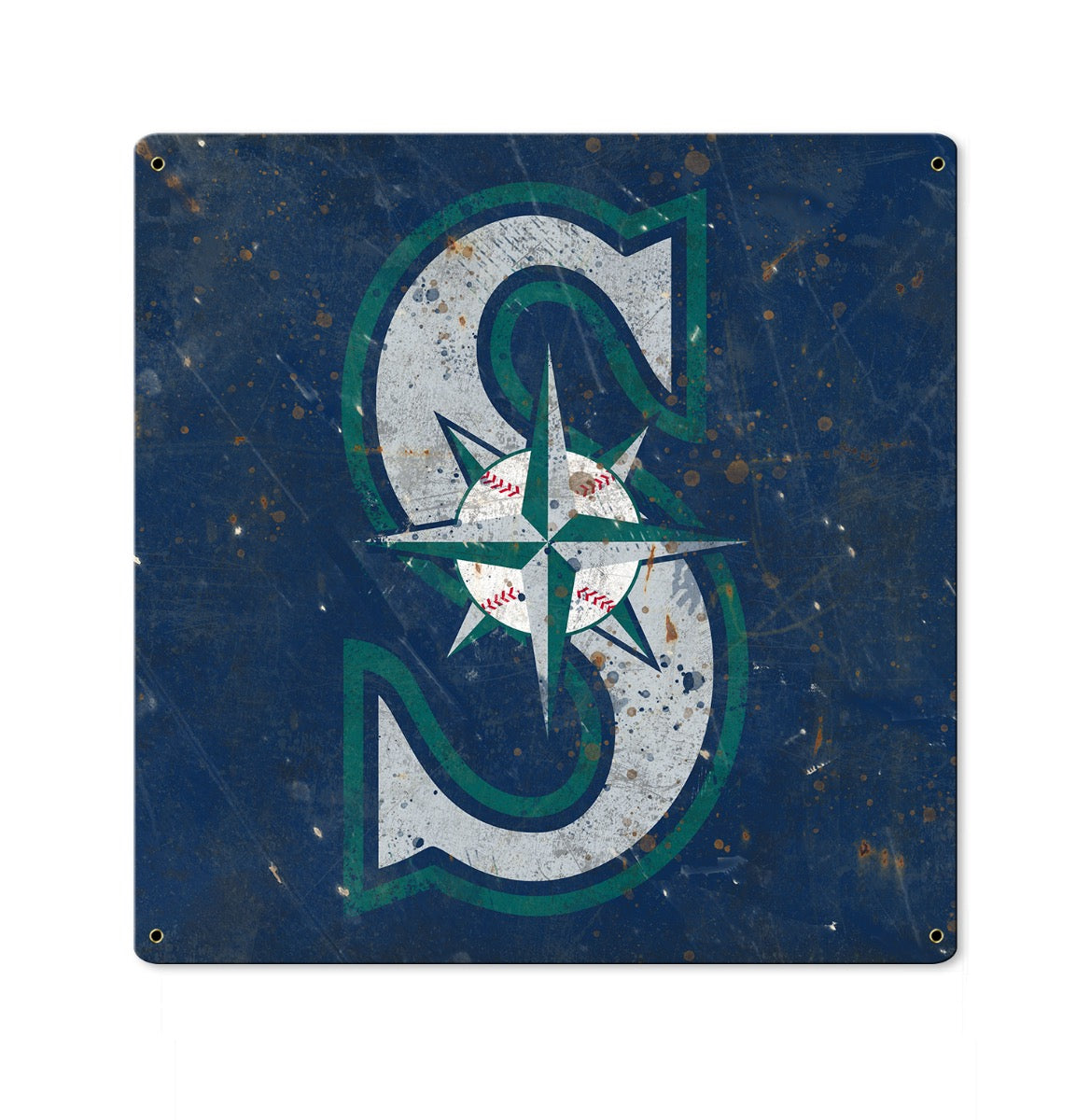 Seatle Mariners Wall Art, Metal Sign