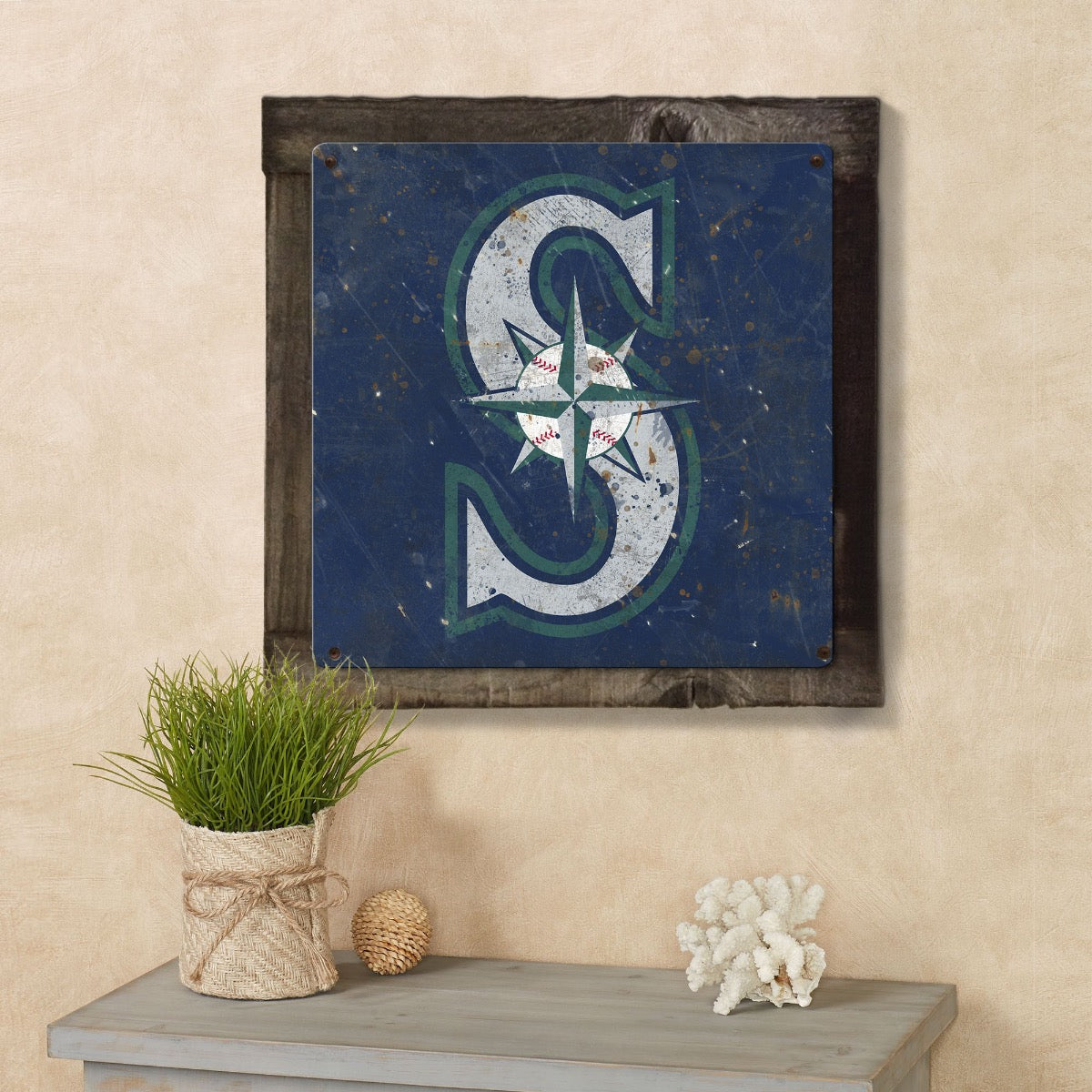 Seatle Mariners Wall Art, Metal Sign