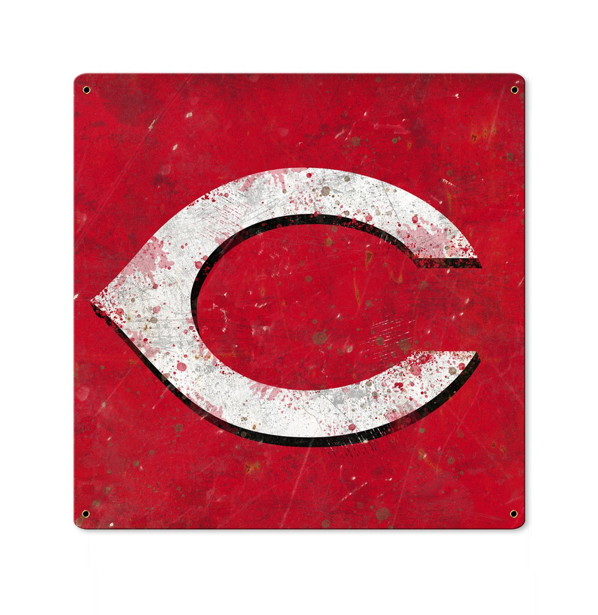 Cincinnati Reds Wall Art, Metal Sign