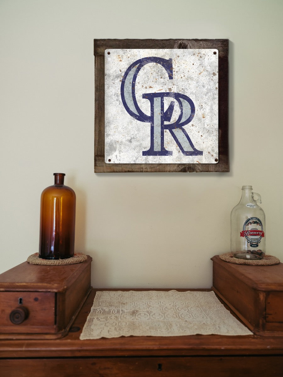 Colorado Rockies Wall Art, Metal Sign