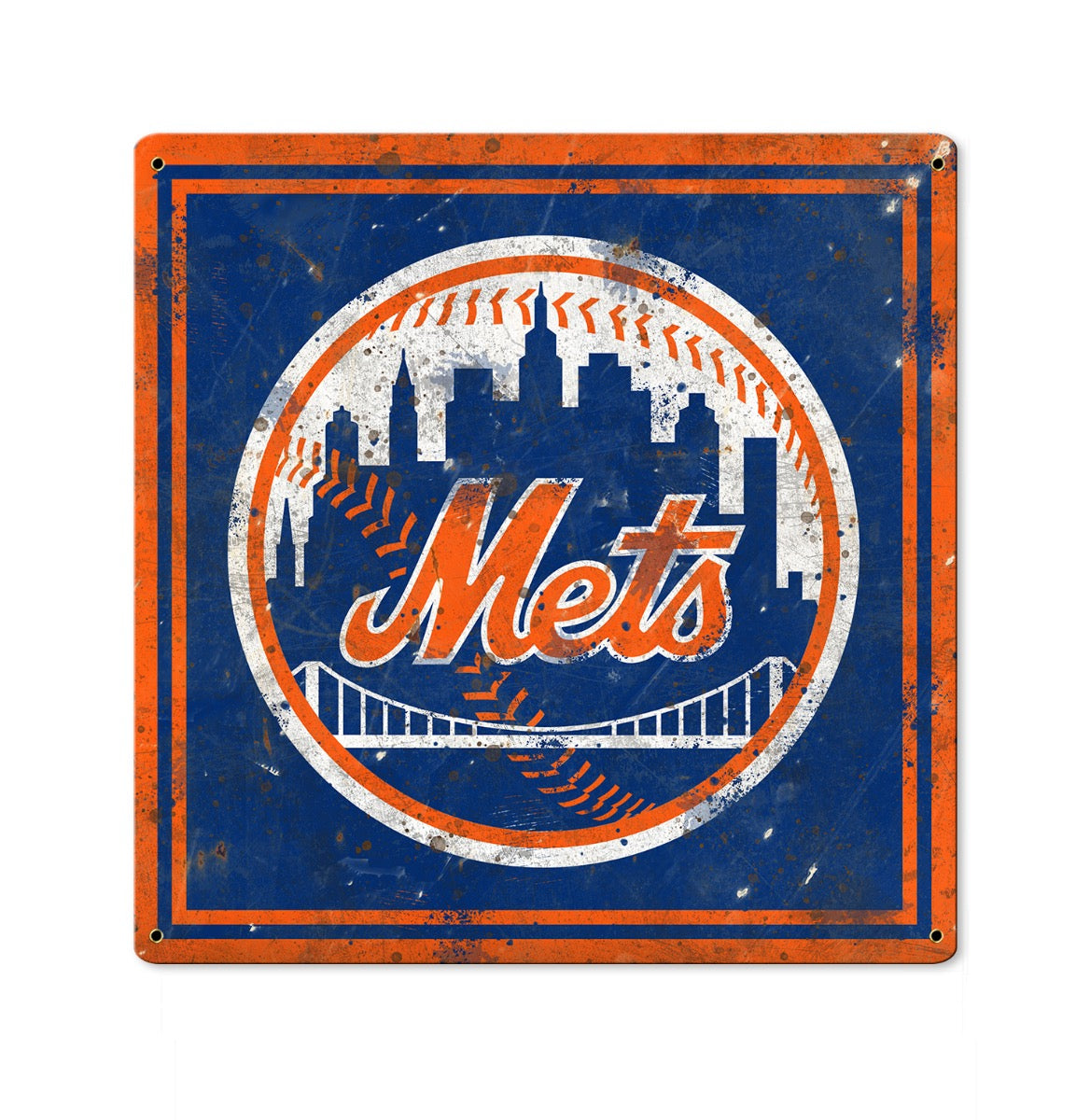 New York Mets Wall Art, Metal Sign