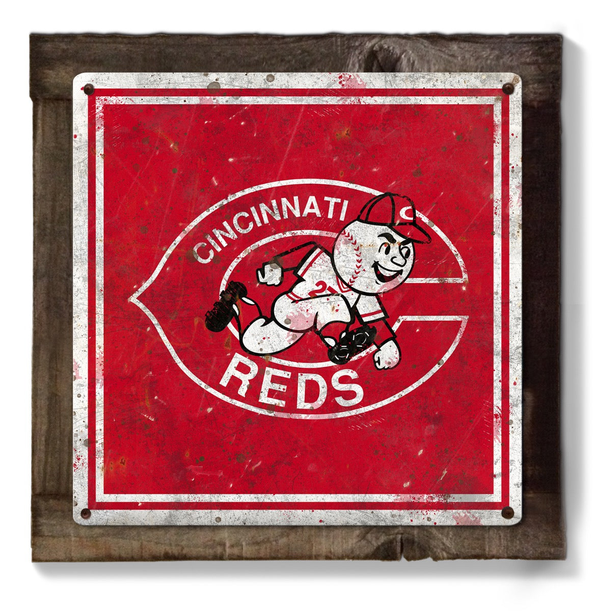 Cincinnati Reds Wall Art, Metal Sign