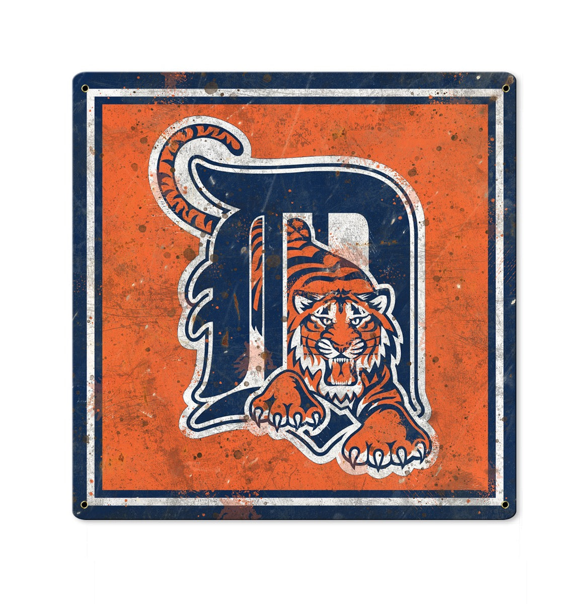 Detroit Tigers Wall Art, Metal Sign