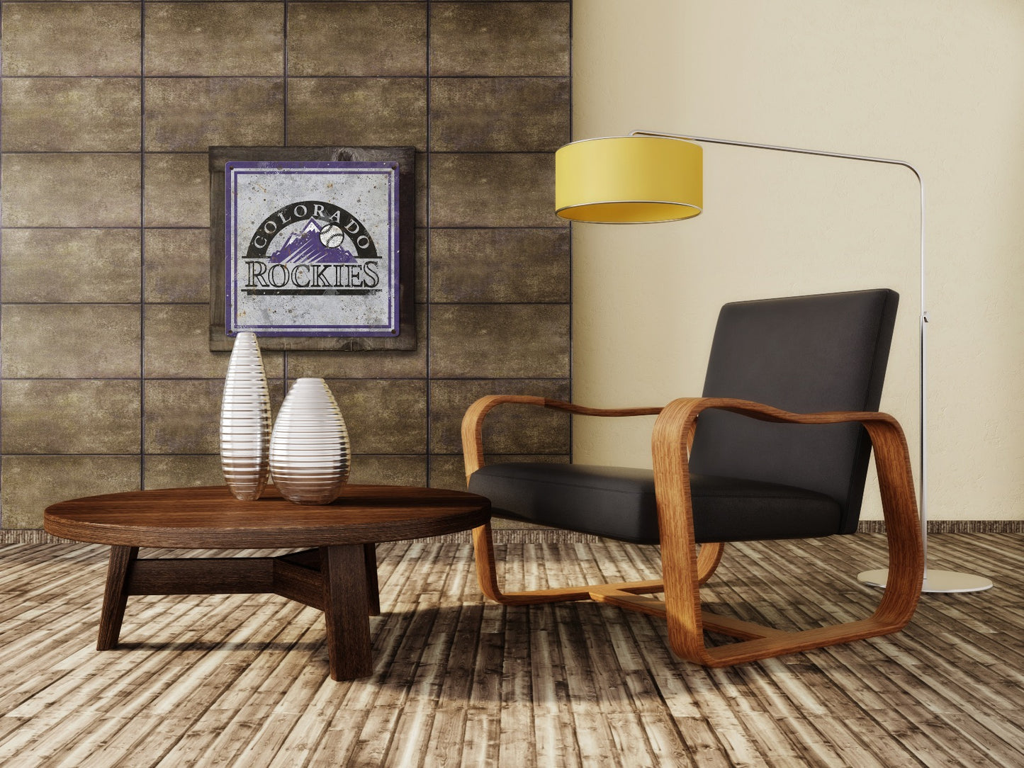 Colorado Rockies Wall Art, Metal Sign