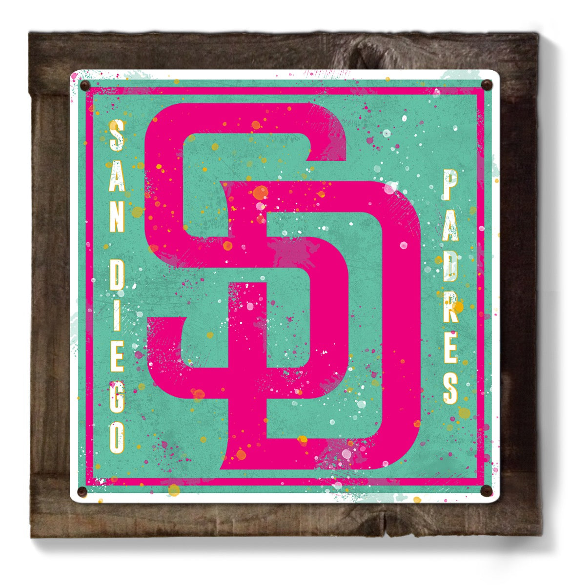 San Diego Padres City Connect Wall Art, Metal Sign