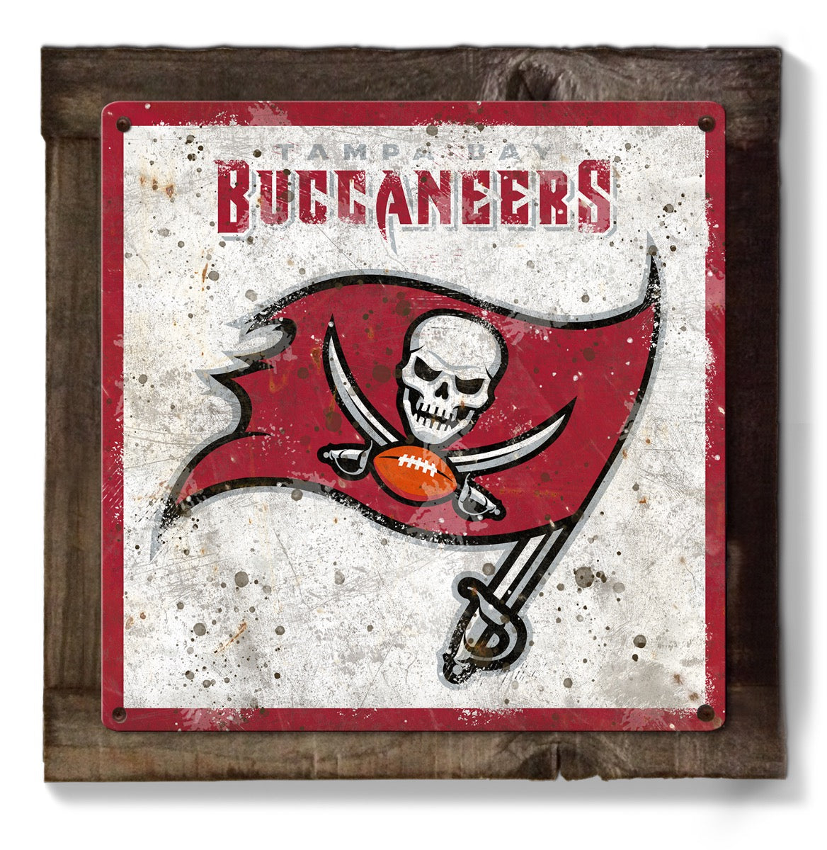 Tampa Bay Buccaneers Wall Art, Metal Sign, NFL