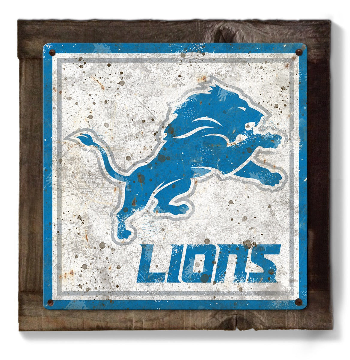 Detroit Lions Wall Art, Metal Sign, NFL
